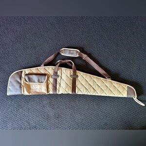 Field & Stream Quilted Tan and Brown Gun Case